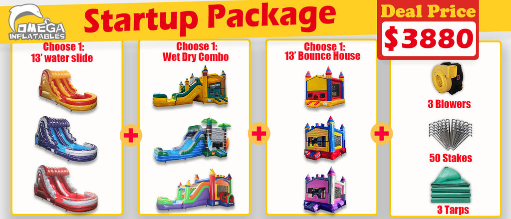 Inflatables Startup Package Only $3880