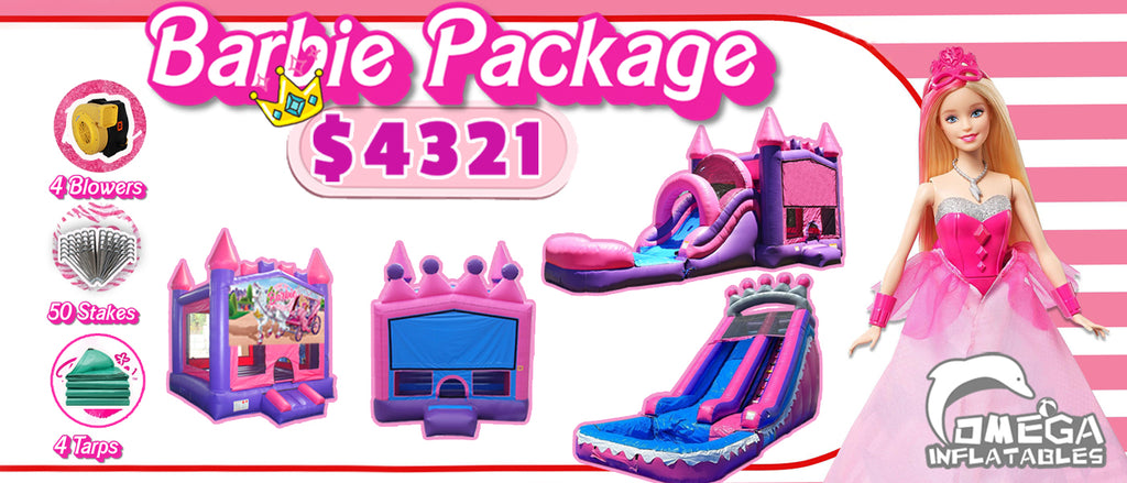 Barbie Package Deal for Commercial Inflatables