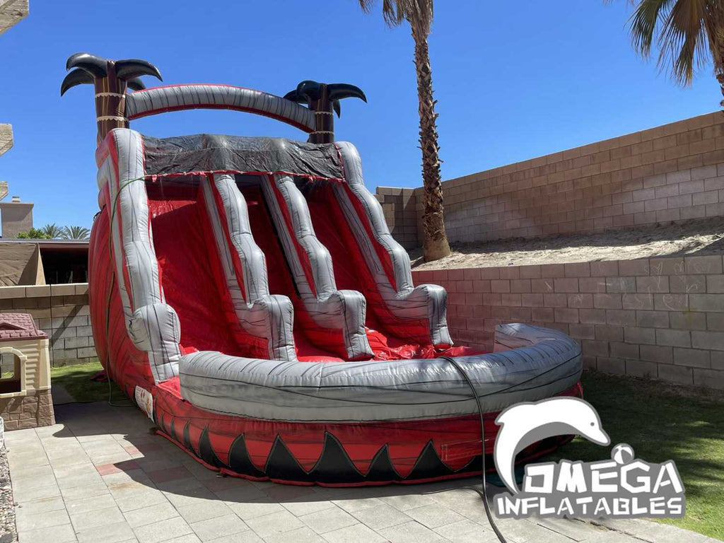 17FT Red Rush Water Slide