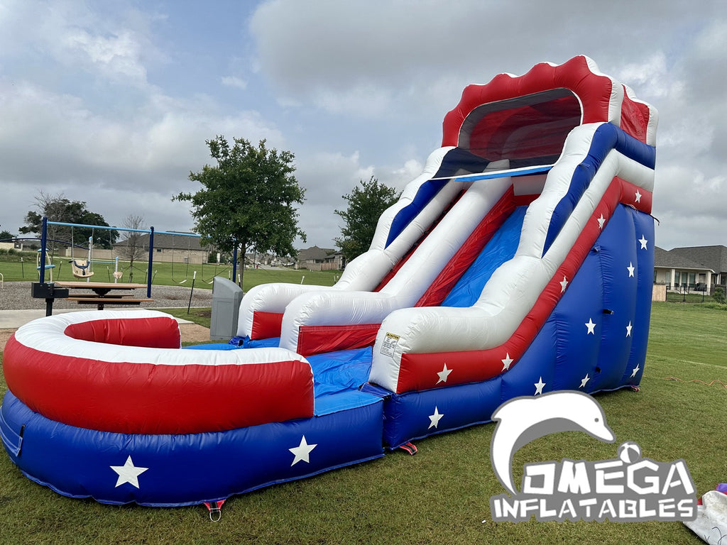 16FT Patriot Water Slide