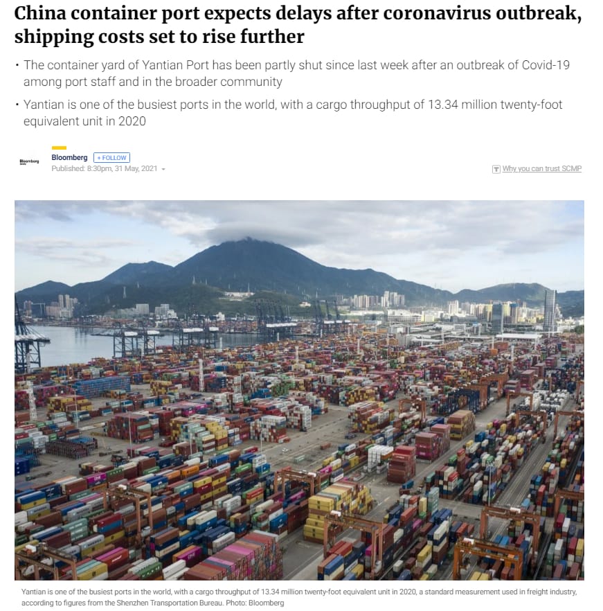 Coronavirus outbreak in China caused container delay & higher shipping cost