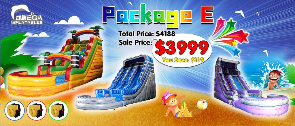 Package Deal of Water Slides
