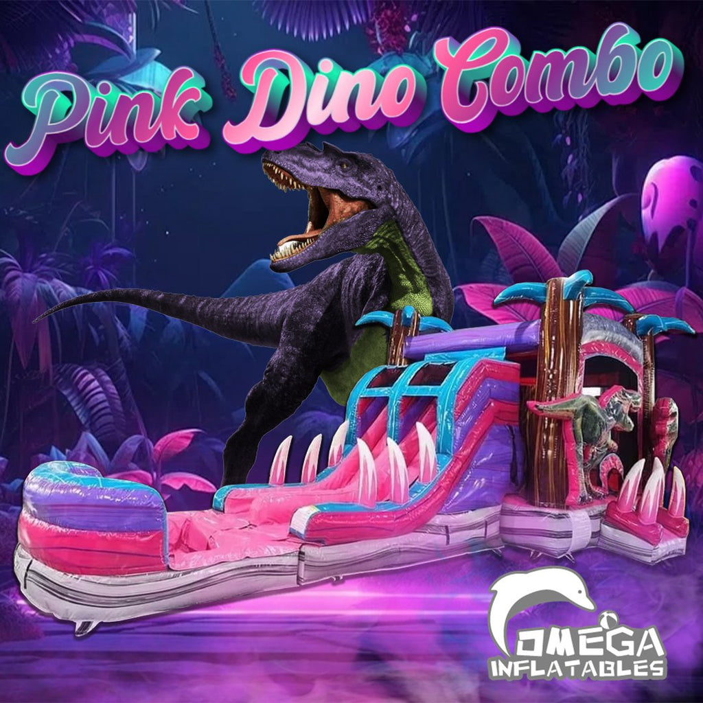 Pink Dino Dive Wet Dry Combo