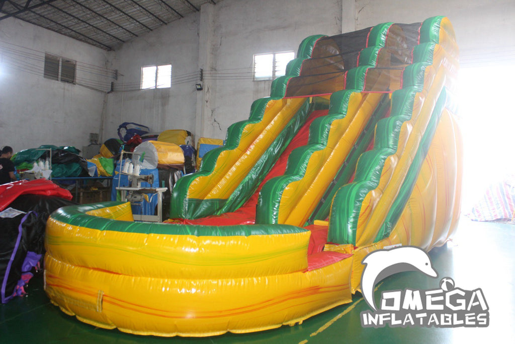 Commercial Inflatable 15FT Fiesta Water Slide