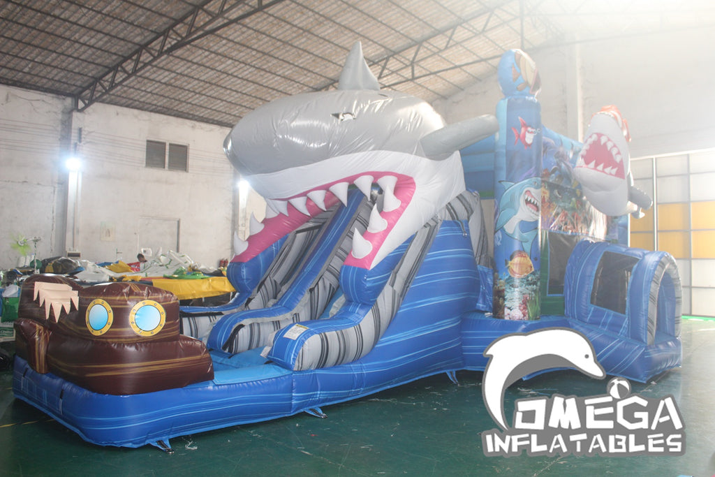 Inflatables Shark Attach Wet Dry Combo