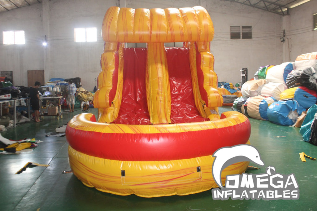 Lava Inflatable Mini Water Slide