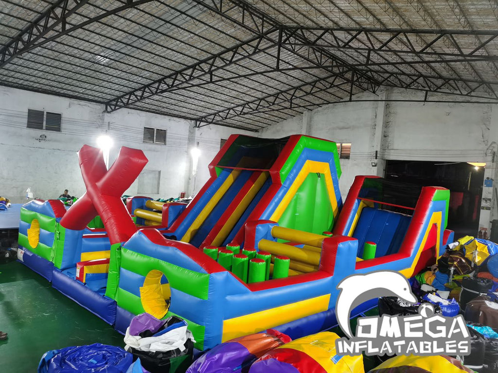 X Factor Inflatables Obstacle Course