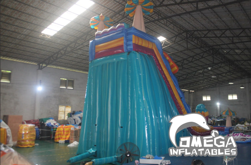 25FT Pool Party Water Slide