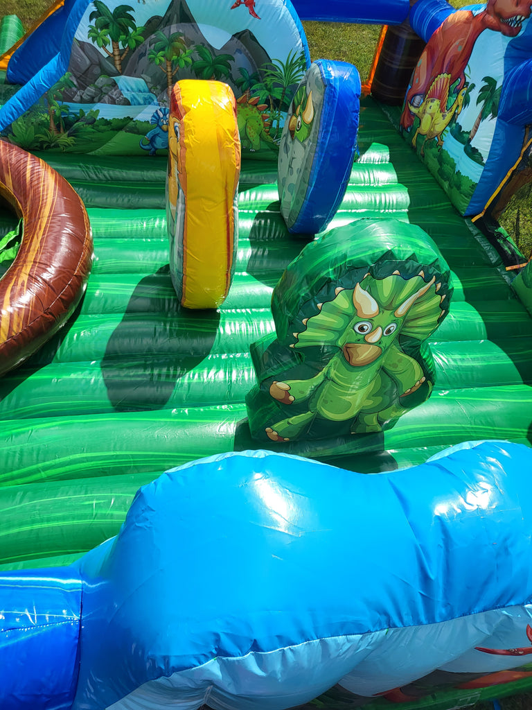 Dino World Toddler Inflatable Playland for sale
