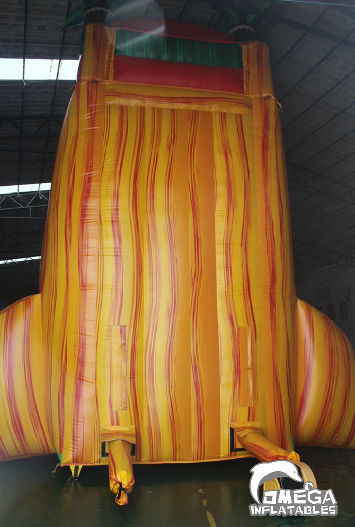 25FT Lava Marble Tropical Inflatable Water Slide