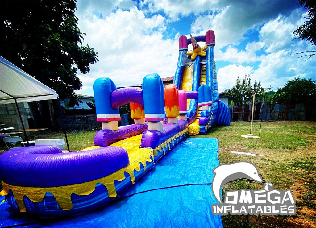 27FT Ice Pops Commercial Inflatable Water Slide - Omega Inflatables Factory