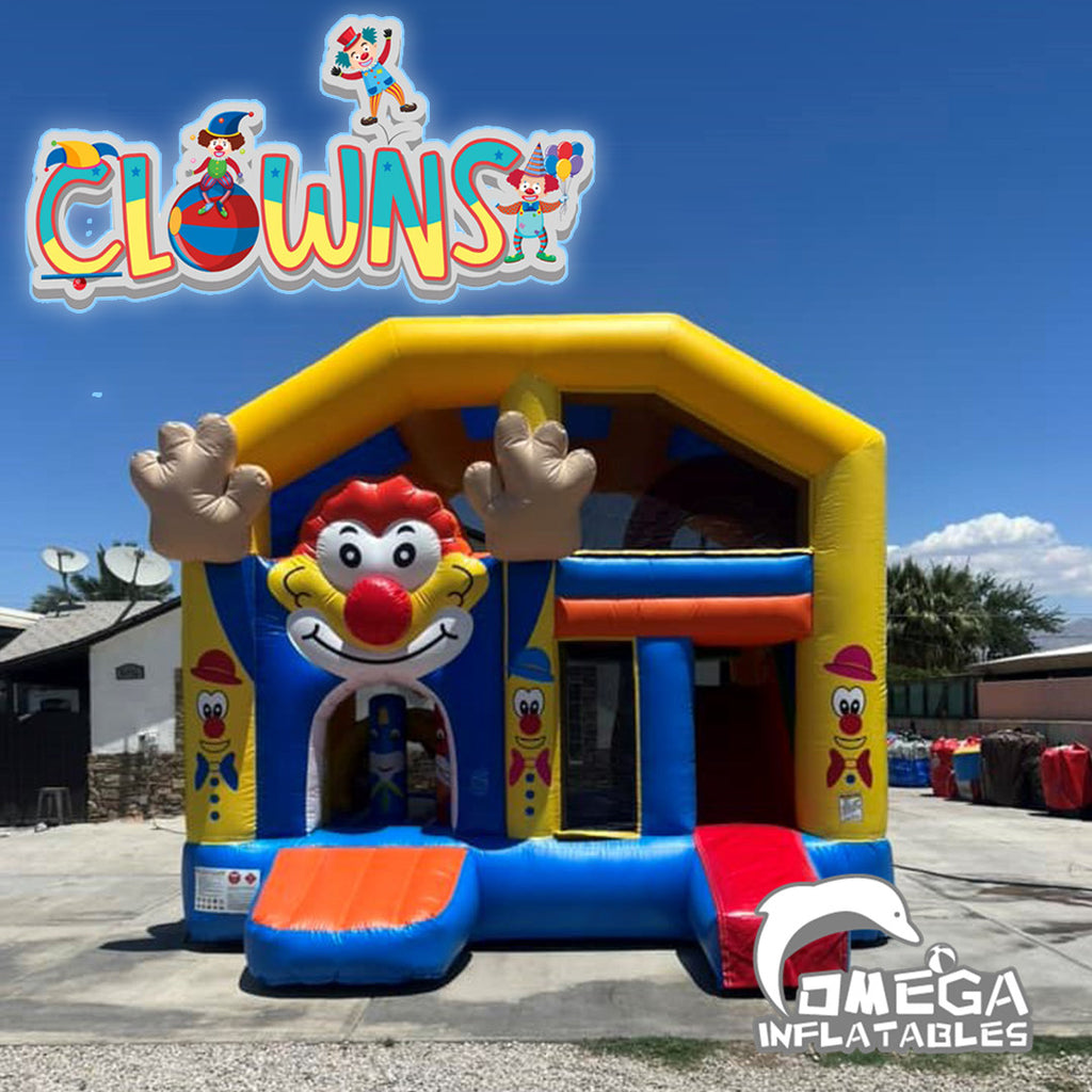 Clown Inflatables Jumper Combo with Roof