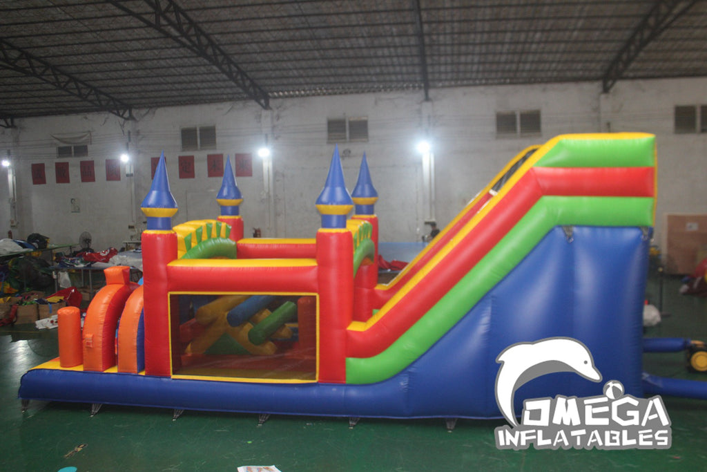 Commercial Inflatable Castle Obstacle Course