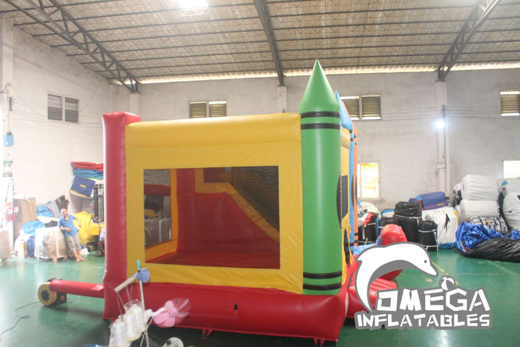 Crayonland Bounce House With Slide