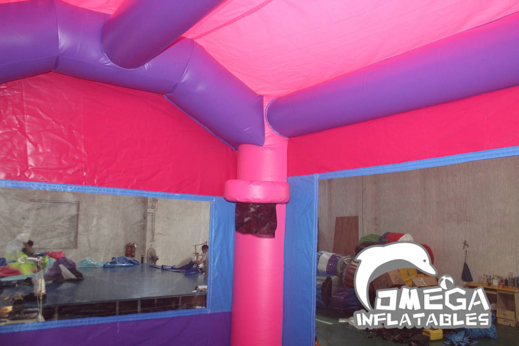 Girls Castle Inflatable Combo Industrial Bounce House for Sale