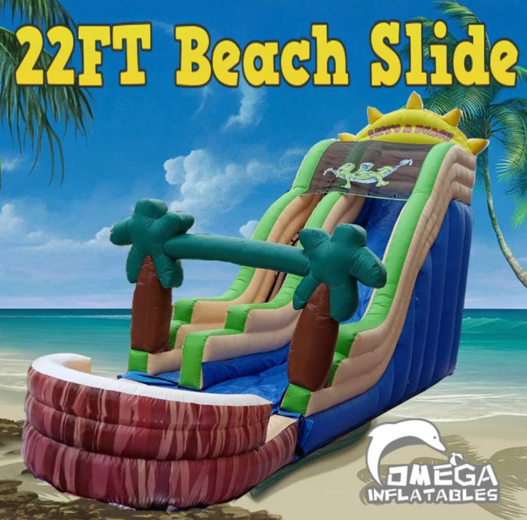 22FT Life's a Beach Inflatable Water Slide