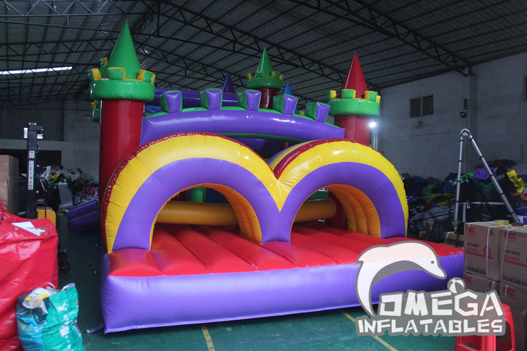 52FT long Modular Inflatable Obstacle Water Combo