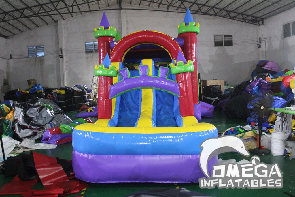 52FT long Modular Inflatable Obstacle Water Combo