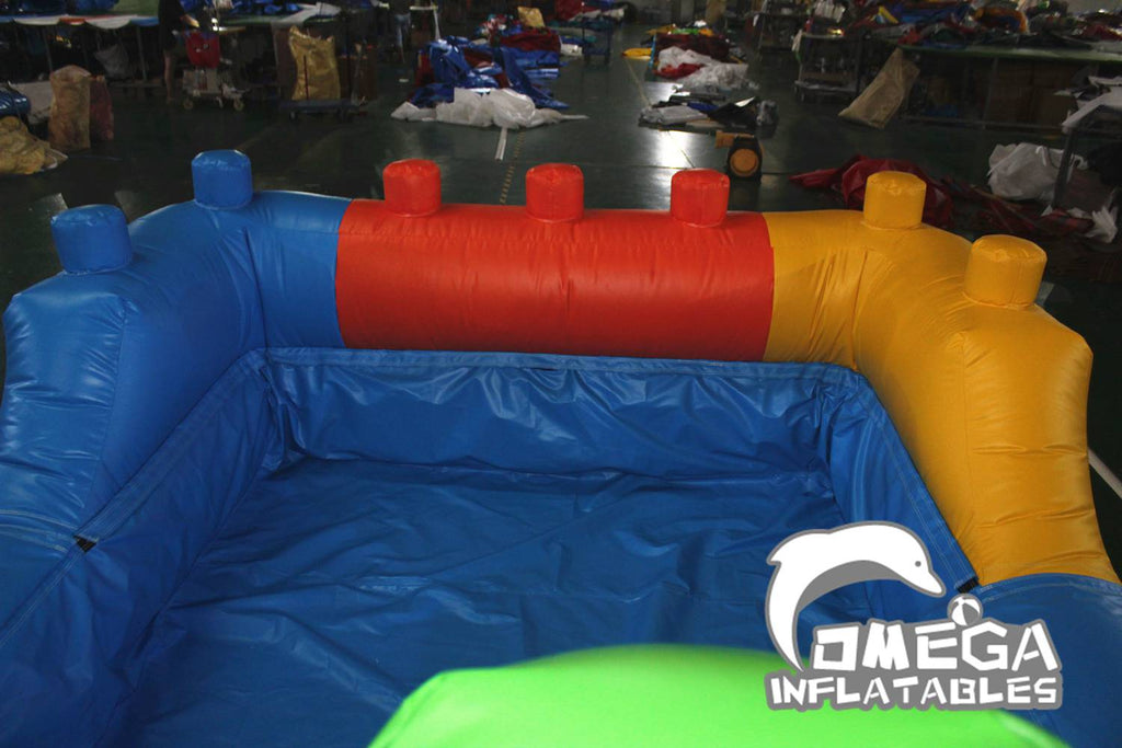 15FT Lego Blocks Commercial Inflatable Water Slide