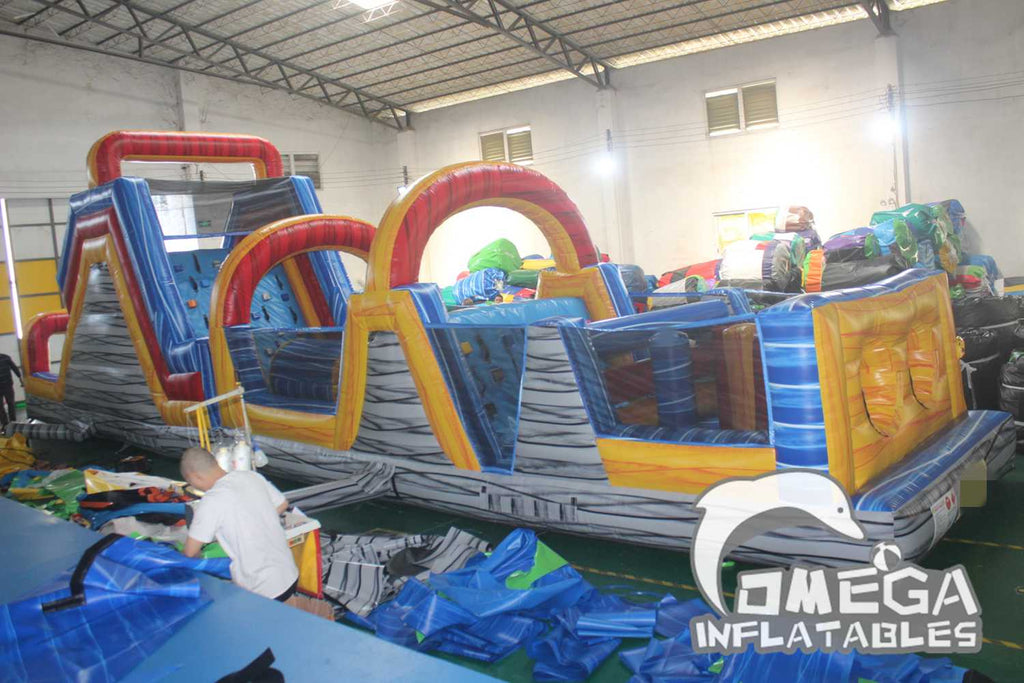 Marble Commercial Inflatable Obstacle Course