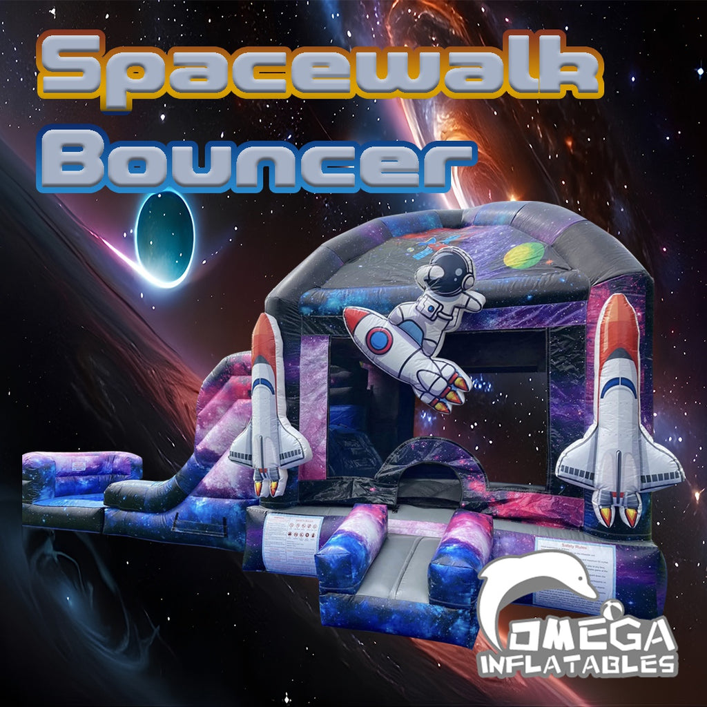Commercial Inflatable Spacewalk Bouncer Combo