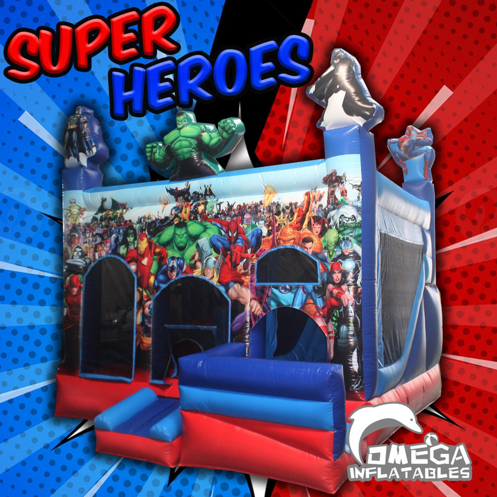 Super Heroes Inflatable Combo