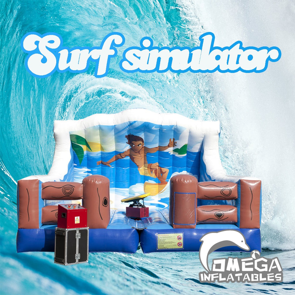 Mechanical Surf Simulator with Inflatable Mattress