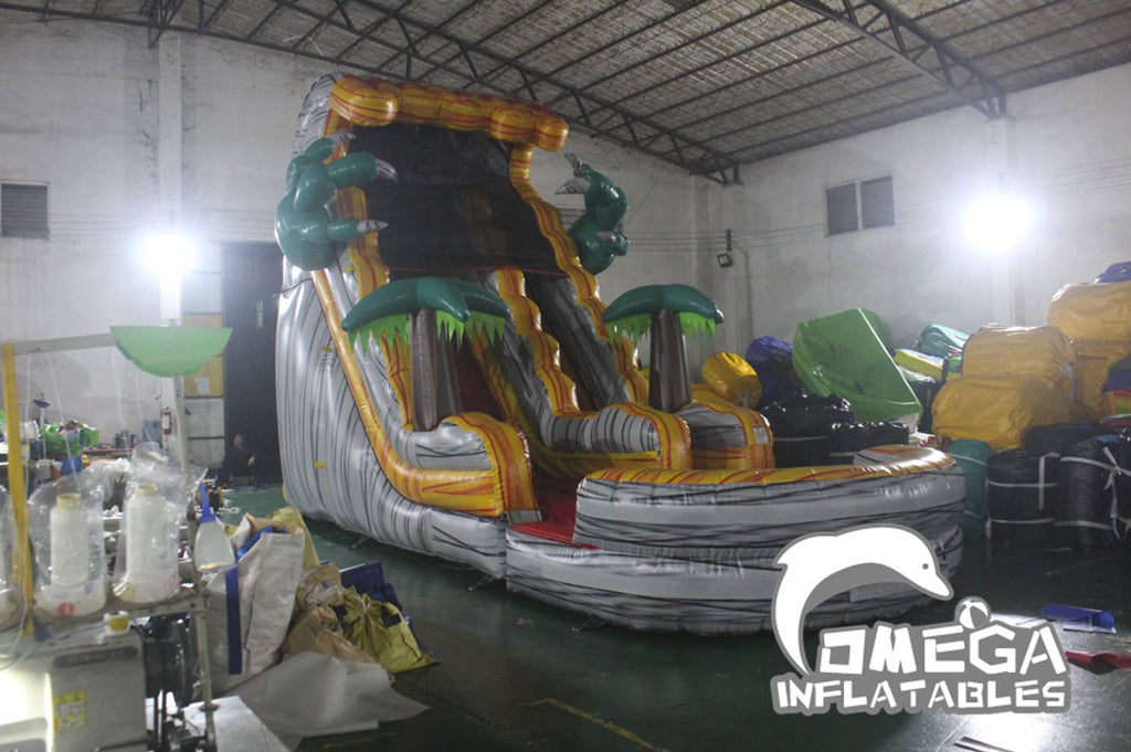 17FT T-Rex Water Slide