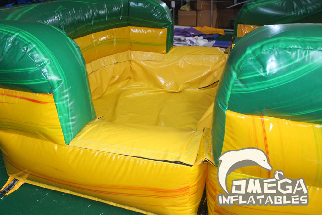 Fiesta Dual Lane Front Loader Combo Inflatables Wholesale
