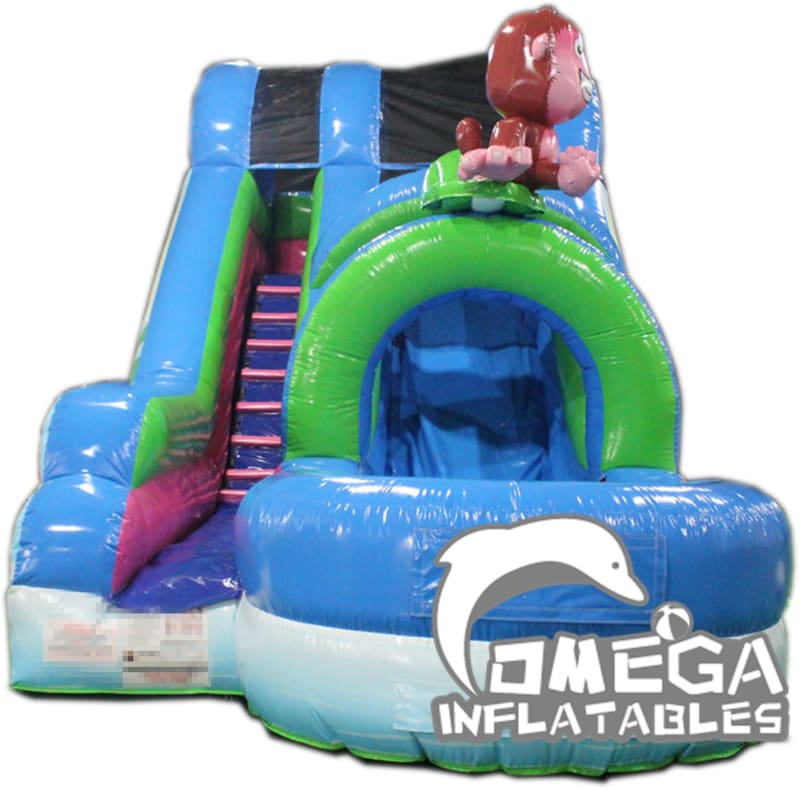 15FT Monkey Surf Inflatable Water Slide
