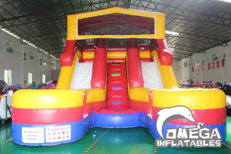 16FT Ninja Module Water Slide - Omega Inflatables Factory