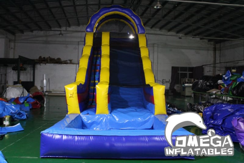 18FT Blue Archway Water Slide