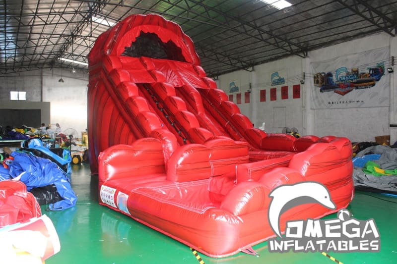 18FT Monster Curve Inflatable Water Slide