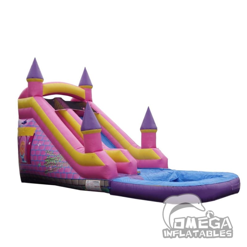 18FT Princess Castle Super Wet Dry Slide