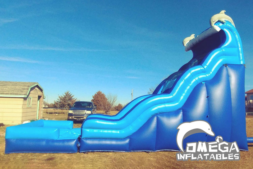 20FT Inflatable Dolphin Water Slide for Sale