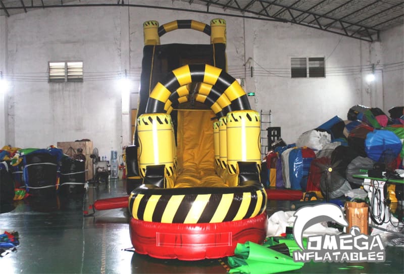 21FT Toxic Themed Inflatable Water Slide