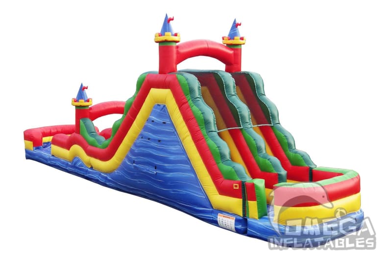 22 FT Circus Roller Coaster Dual Lane Slide