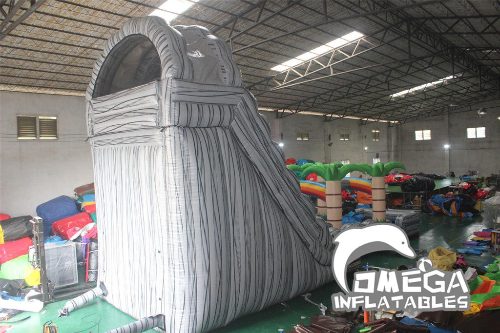 22FT Roaring River Rainbow Tropical Water Slide (Small Version) - Omega Inflatables Factory