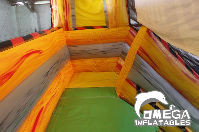 22FT Toxic Rush Marble Inflatable Wet Dry Slide
