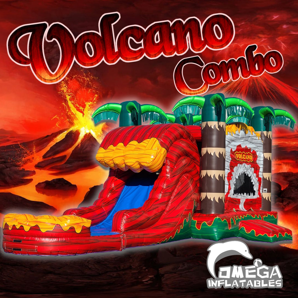 Volcano Inflatable Wet Dry Combo