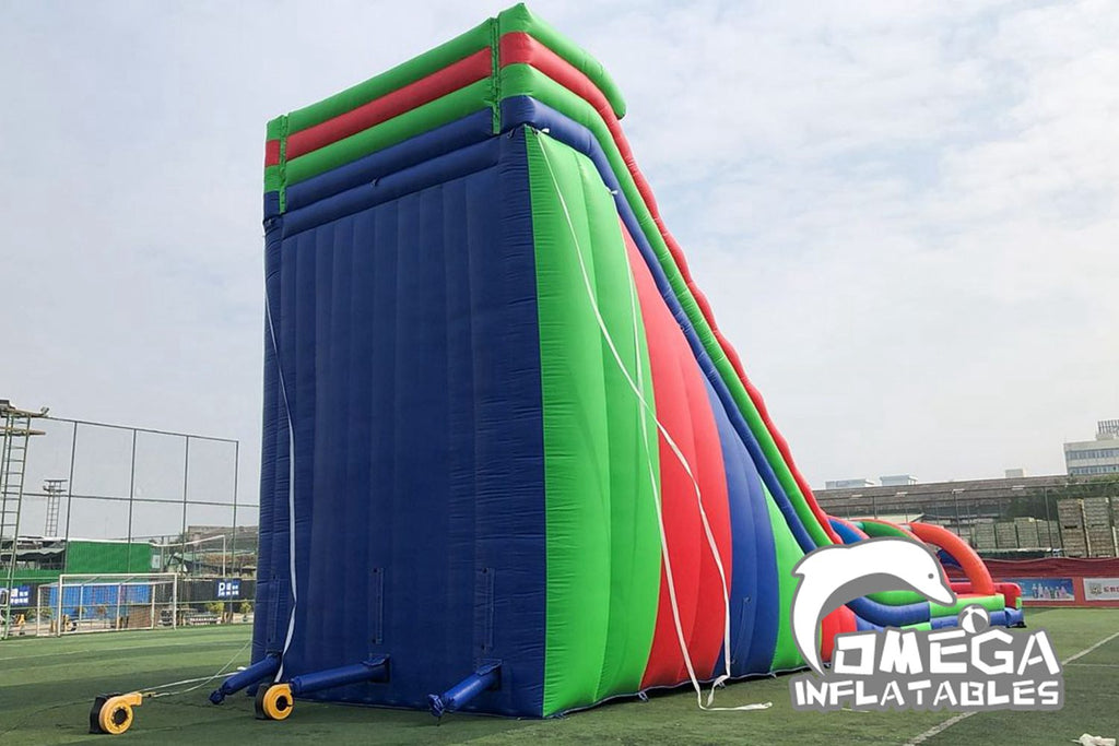 32FT Triple-Lane Giant Inflatable Water Slides for Sale