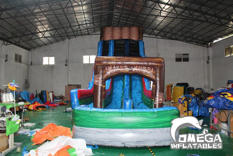Inflatable Water Wheel Water Slide