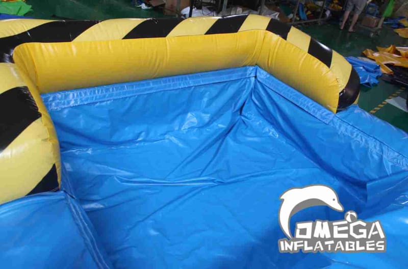 36FT Toxic Obstacle Course with Pool