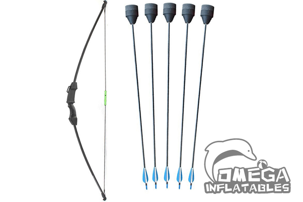 Bow & 5 Arrows Set for Inflatable Archery Game