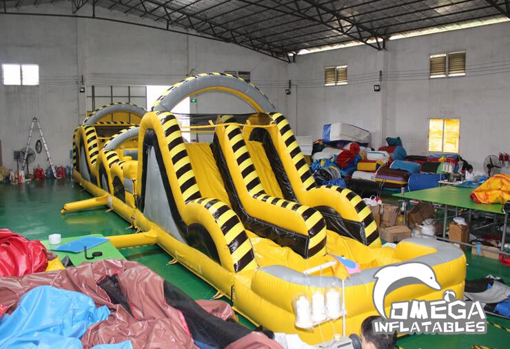 Interactive Atomic Inflatable Obstacle Course with Pool