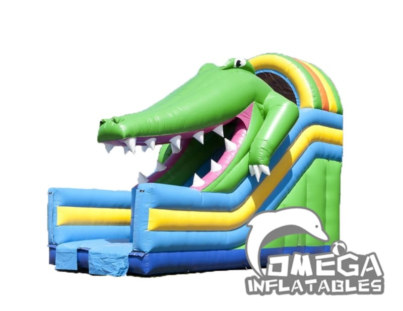3D Inflatable Crocodile Slide