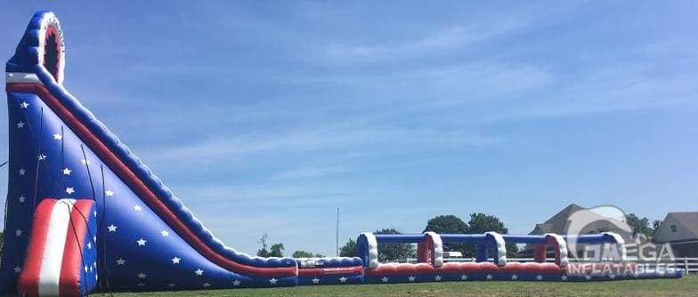 Inflatable Patriot Water Slide - Omega Inflatables