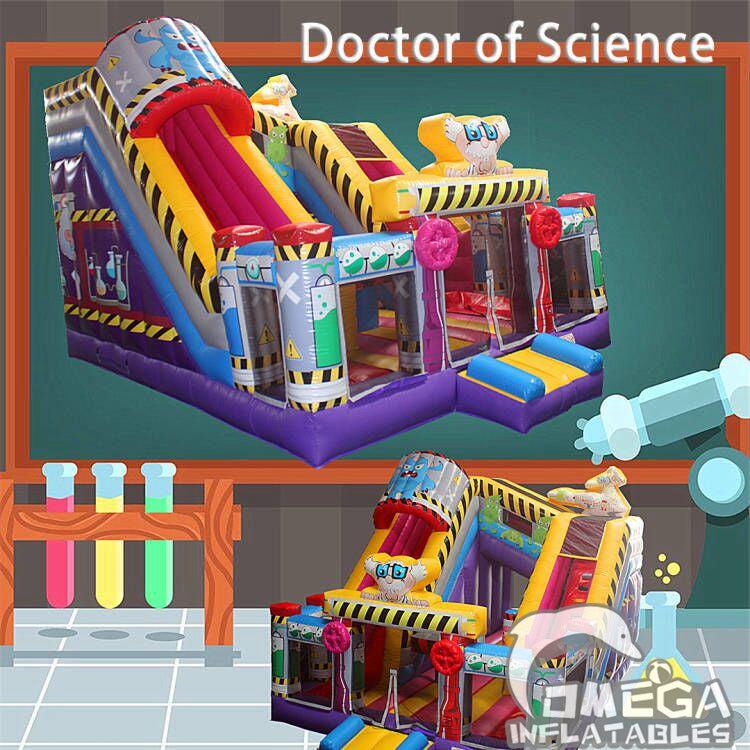 Doctor of Science Inflatable Bouncy Castle - Omega Inflatables Factory
