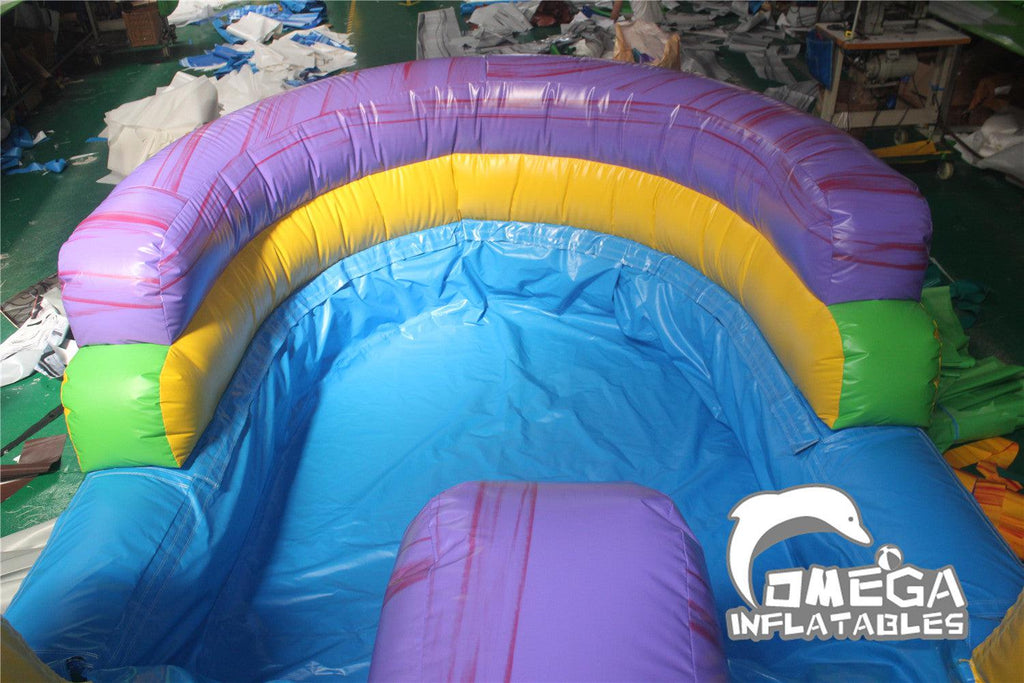 69FT Palm Beach Commercial Inflatable Obstacle Course - Omega Inflatables Factory