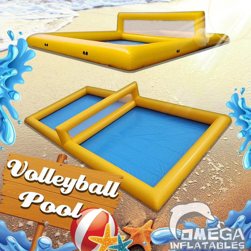 Commercial Inflatable Volleyball Pool/ Court - Omega Inflatables Factory